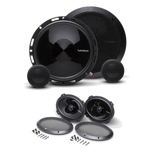 Rockford Fosgate P165-SI + P1692 6.5in & 6x9in Car Speakers