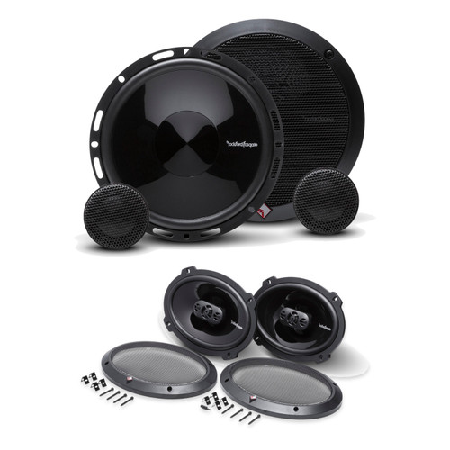 Rockford Fosgate P165-SI + P1694 6.5in & 6x9in Car Speakers