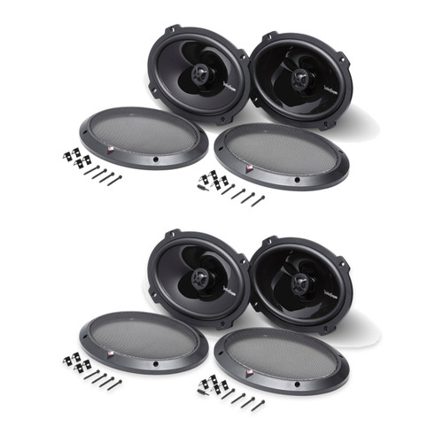 Rockford Fosgate P1692 6x9in Coaxial Car Speakers, 2 Pairs
