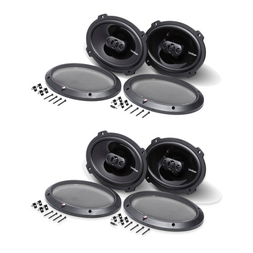 Rockford Fosgate P1694 6x9in Coaxial Car Speakers, 2 Pairs