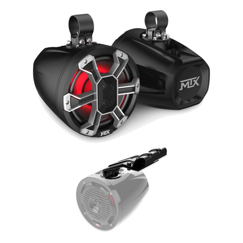 MTX PS8C-BP 8in UTV Speaker Pair + ProFit Cage Clamps