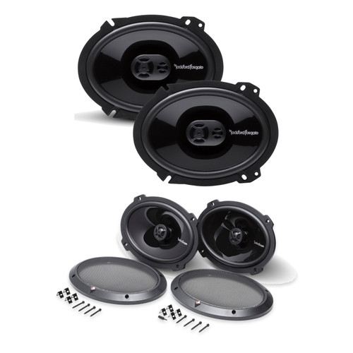 Rockford Fosgate P1683 + P1692 6x8in & 6x9in Car Speakers