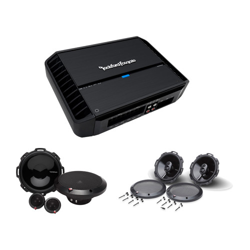 Rockford Fosgate P400X4 Amp + P1675-S + P1675 Speakers