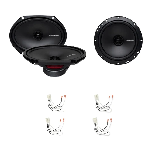 Rockford Fosgate R1675X2 + R169X2 4-Speaker Kit + 72-5602 Harness