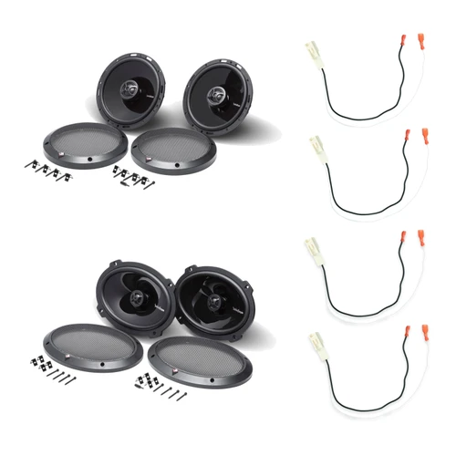 Rockford Fosgate P1650 + P1692 4-Speaker Kit + 72-8104 Harness