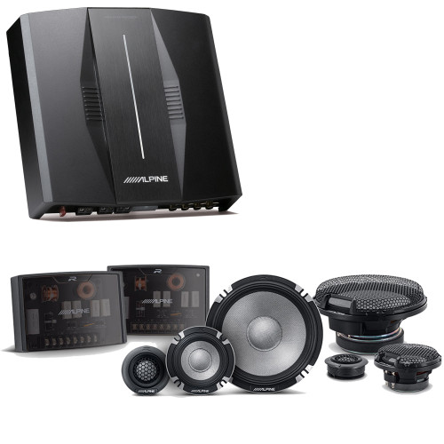 Alpine PXE-C80-88 OPTIM8 8-Channel Hi-Res Digital Sound Processor Amplifier w/ R2-S653 Bundle
