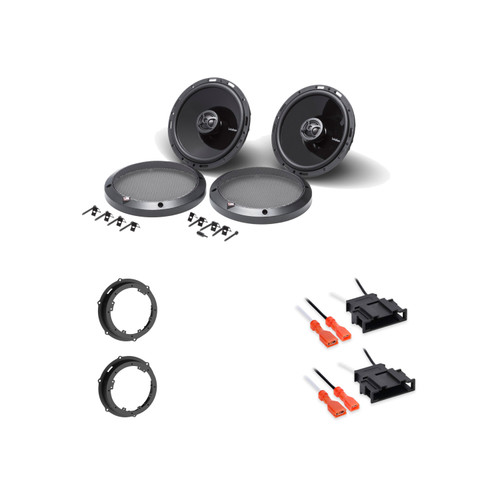 Rockford Fosgate P1650 6.5in Speakers with VW Atlas Front Install Kit