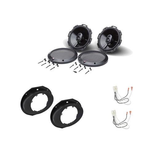 Rockford Fosgate P1675 6.75in Speakers with Ford Explorer Install Kit