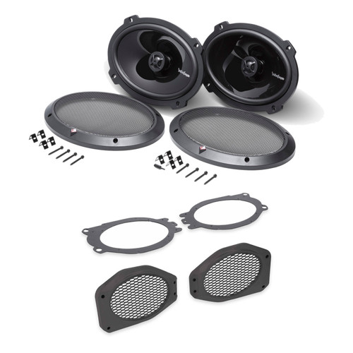 Rockford Fosgate P1692 6x9in Speakers with JP-1016 Jeep Soundbar Kit