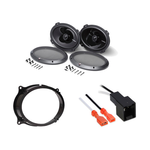 Rockford Fosgate P1692 6x9in Speakers with Nissan Titan Front Install Kit