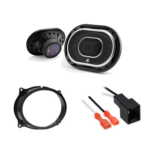 JL Audio C2-690tx 6x9in Speaker Pair with Nissan Titan Front Adapters & Harnesses