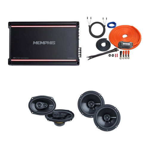 Memphis SRX62V + SRX693V Speakers, SRX300.4V Amp & 4GKIT