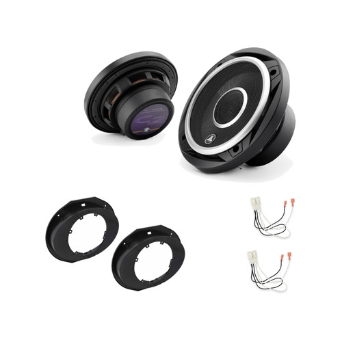 JL Audio C2-600x 6in Speaker Pair with Ford Explorer Adapters & Harnesses