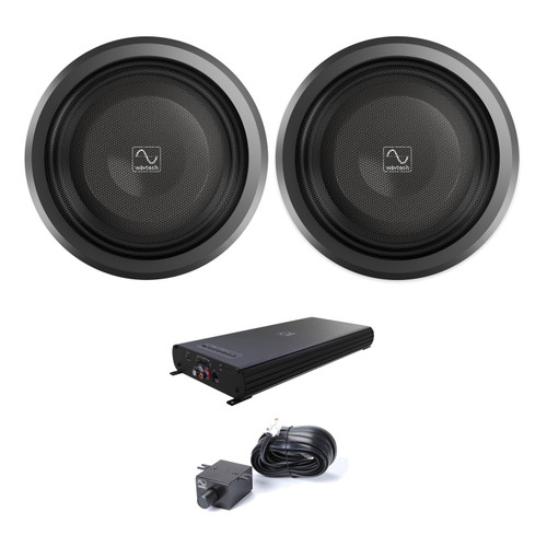 Wavtech Dual thinPRO10-4 + LINK1500.1PLUS + linkRC Complete Bass Kit