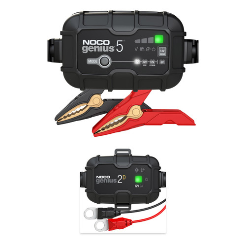 NOCO GENIUS2D + GENIUS5 Installed & Portable Battery Care Kit