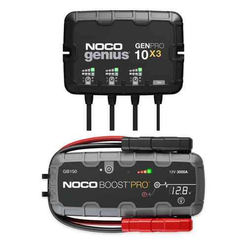 NOCO GENPRO10X3 + GB150 Pro 3-Bank Marine Emergency Kit