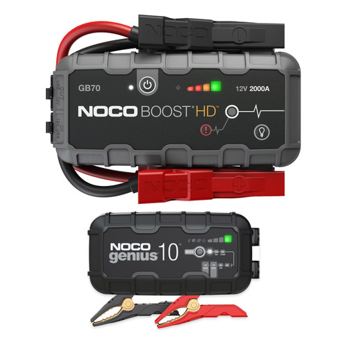 NOCO GB70 + GENIUS10 Truck/SUV Battery Care Kit