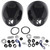 Kicker Black Mini Wake Tower  Enclosures loaded with Kicker 4" DSC Speakers