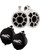 Wet Sounds REV 8 Swivel Clamp Tower Speakers with Wet Sounds Suitz speaker Covers - WHITE