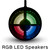Wet Sounds REVO 6-XWB Black 6.5 Inch Marine LED Speakers & Enclosures (1.75" Clamps) & LED Controller