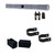 Wet Sounds Stealth 10 Ultra HD White + UTV Mounting Kit, Slider bracket and Round 1.75" Tube clamp