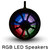 Wet Sounds REVO 6-SWB Black 6.5 Inch Marine LED Speakers & Enclosures (1.75" Clamps) & LED Controller