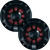 Wet Sounds REVO 6-SWB Black 6.5 Inch Marine LED  Speakers & Enclosures (1.75" Clamps) & LED Controller