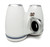 Two Pairs of Wet Sounds REVO6-XSW-SS White 6.5" LED Speakers in KMTED White Enclosures with RGB LED Rings