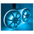 Two Pairs of Wet Sounds REVO6-XSW-SS White 6.5" LED Speakers in KMTED White Enclosures with RGB LED Rings