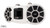 Wet Sounds REV 3-SOME & Amp- REV410 & REV10 Tower Speakers & A  SYN-DX 6 amplifier (White w/ Fixed Clamps)