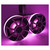Two Pairs of Wet Sounds REVO6-XSB-SS Black 6.5" LED Speakers in KMTED Black Enclosures with RGB LED Rings