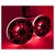 Two Pairs of Wet Sounds REVO6-XSB-SS Black 6.5" LED Speakers in KMTED Black Enclosures with RGB LED Rings