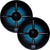 Wet Sounds REVO 6-XWB Black 6.5 Inch Marine LED Speakers & Roll Cage Enclosures (1.75" Clamps)