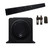 Wet Sounds Package - Black Stealth 10 Ultra HD Sound Bar w/ Remote and AS-10 10" 500 Watt Powered Stealth Subwoofer
