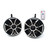 Wet Sounds REVO 6-XSB-SS Black 6.5 Inch Marine LED Speakers & Enclosures (1.75" Clamps) & LED Controller