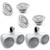 JL Audio MX650-CCX-CG-WH Dual Wake Tower/UTV Speaker System Classic White Grill in Kicker 12KMTEDW