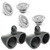 JL Audio MX650-CCX-CG-WH Dual Wake Tower/UTV Speaker System Classic White Grill in Kicker 12KMTED