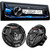 JVC KD-X33MBS Mechless Bluetooth Marine Radio and a pair of JVC CS-DR6200M 6.5" Black Marine Coaxial Speakers