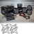 Polariz RZR XP 1000 Complete SSV Works 5 Speaker Plug-And-Play System - White