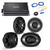Kicker 43CSC654 6.5” & 43CSC6934 6x9” CS-Series Speakers with 43CXA3004 CX-Series Amplifier and wire kit