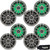 Infinity Marine Bundle - Four Pairs of Infinity 622MLT Marine 6.5 Inch RGB LED Coaxial Speakers - Titanium