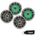 Infinity Marine Bundle - Two Pairs of Infinity 622MLT Marine 6.5 Inch RGB LED Coaxial Speakers - Titanium