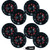 Wet Sounds - Four Pairs Of REVO 6-SWB Black Closed SW Grille 6.5 Inch Marine LED Coaxial Speakers
