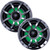 Wet Sounds - Four Pairs Of REVO 6-XSG-SS GunMetal XS/Stainless Overlay Grill 6.5 Inch Marine LED Coaxial Speakers