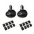 Kicker KMTES Black 6.5" Empty Wake Tower/Roll Bar Enclosures with KMTAP Adapter Pack for UTVs