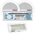 DUAL MXCP65S1 - Marine AM/FM/MP3/WMA CD receiver With a Pair 6.5-Inch Dual Cone Speakers