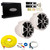 Wet Sounds ICON8W-X White 8" Tower Speakers With Arc Audio KS-300.2 Amplifier with Wiring Kit