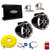 Wet Sounds ICON8B-SC Black 8" Tower Speakers With Arc Audio KS-300.2 Amplifier with Wiring Kit
