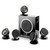 Focal Dome 5.1-Channel Speaker System With Sub Air (Black) With Two Pair of Focal Dome Speaker Stands