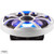 Wet Sounds - Four Pairs Of RECON 6-S RGB LED 6.5" 60-Watt RMS Coaxial Speakers With Silver XS Grilles